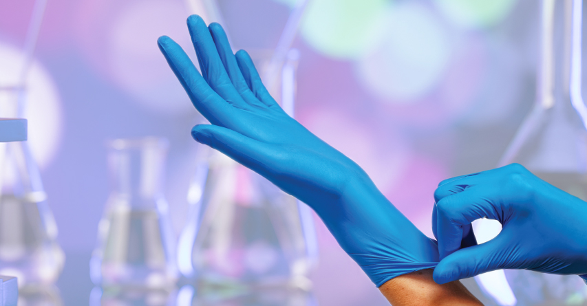 Accelerator-Free Nitrile Examination Glove